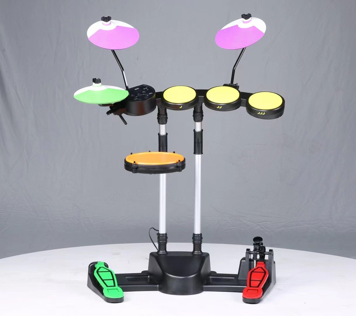 Electronic Drum Kit For Kids - Set di batteria elettronica multicolore per