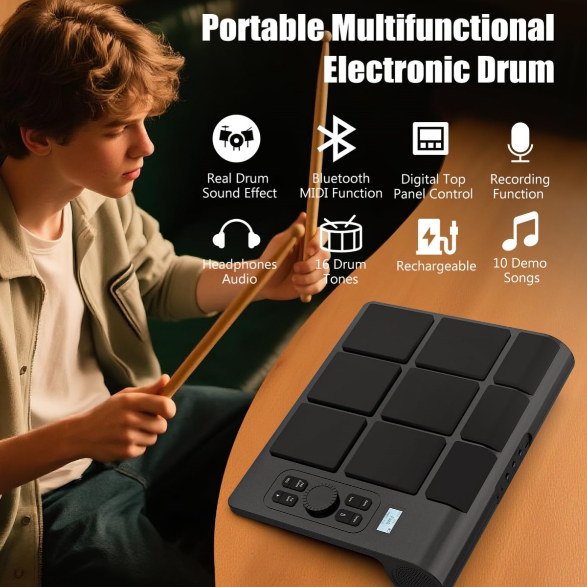 Set di batteria elettronica Mi - Electronic Drum Set Roll Up recensione e prezzo