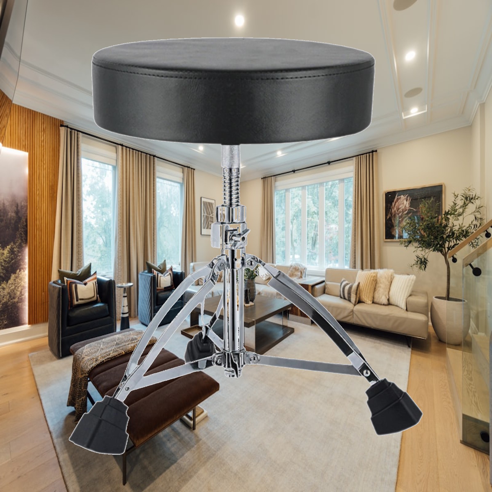 Sgabello per Batteria con Spug - Drum Throne Adjustable recensione e prezzo