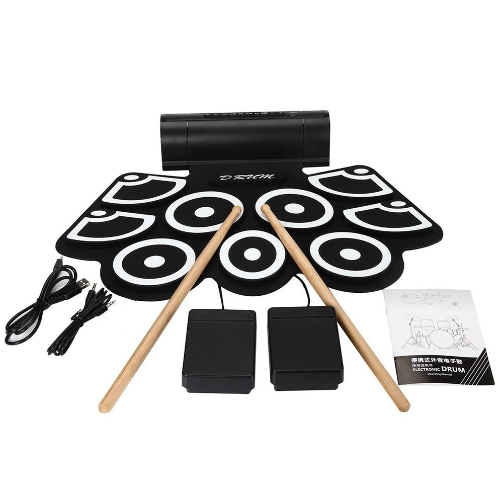 Set di batteria elettronica po - Electronic Drum Set Roll Up recensione e prezzo