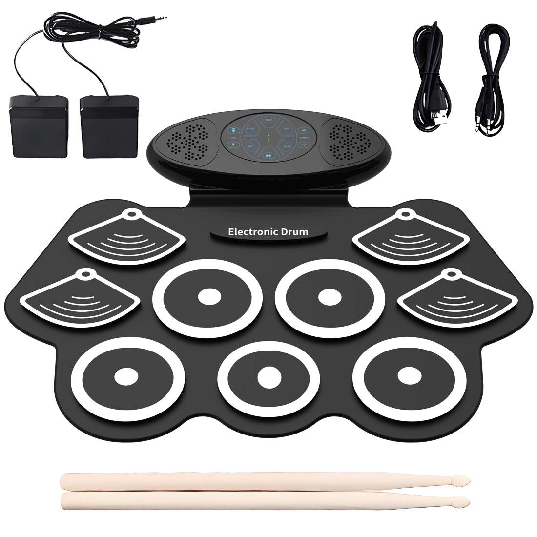 Batteria elettronica portatile - Electronic Drum Set Roll Up recensione e prezzo